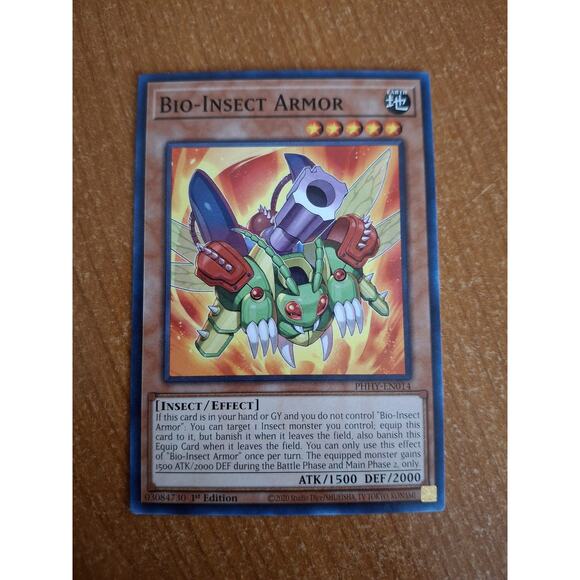 Classic Photon Hypernova Bio-Insect Armor PHHY-EN014 Yu-gi-oh Monster Card - Picture 1 of 2